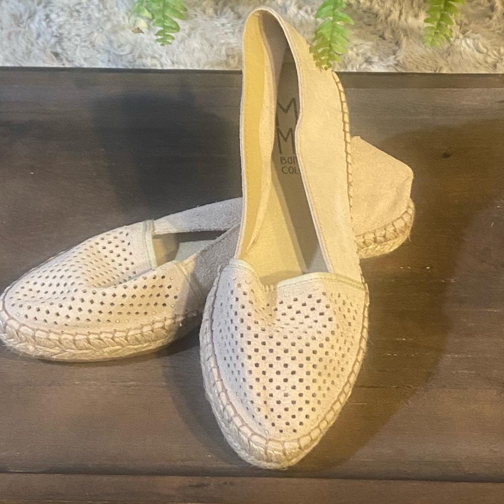 Miz Mooz Cream Amory Espadrille Flats 38/8.5